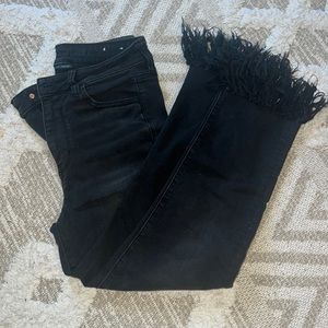 American Eagle Fringe Jeans